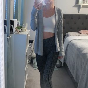 Grey cardigan